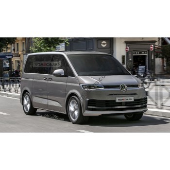 Volkswagen Multivan minivan, 7th generation, T7 (2021-2025) - pattern on the windshield
