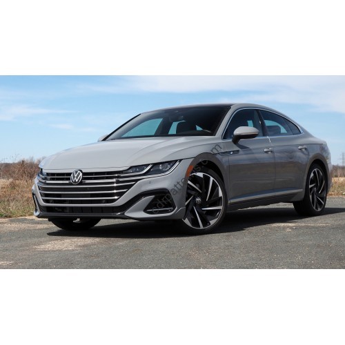 Volkswagen Arteon R (2023) bumper and headlights - pattern for the body