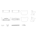 Volkswagen Golf Base 2020 front - pattern for the body
