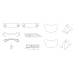 Volkswagen T‑ROC R‑Line 2022 front - pattern for the body