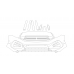 Volkswagen T‑ROC R‑Line 2025 bumper - pattern for the body