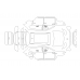 Volkswagen Tharu Plastic Wheel Brow (2023–2024), full body - pattern for the body