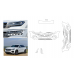 Volkswagen Touareg 2018 R-Line bumper and struts - pattern for the body
