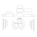 Volkswagen T-ROC 2024 - the pattern of the interior