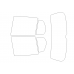 Volkswagen Golf 5 (10.2003 - 2008) 5 d hatchback - Pattern for rear windows