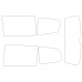 Volkswagen Sharan 2 generation (11.2010 - 2022) - Pattern for rear windows