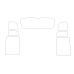 Volkswagen Touran 2 generation, 5T 2015-2025 - Pattern for rear windows