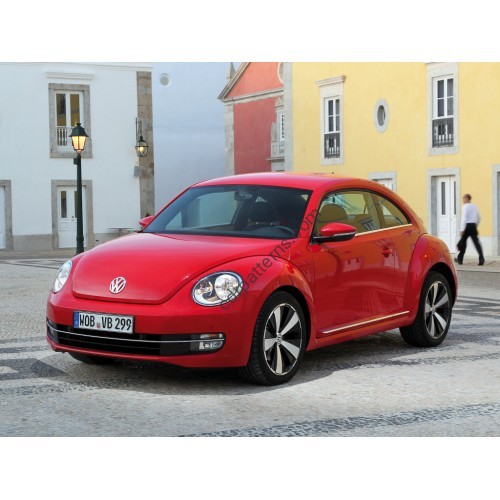 Volkswagen Beetle hetchback 3 d, 2 generation, A5 (04.2011 - 2019) - Pattern for rear windows