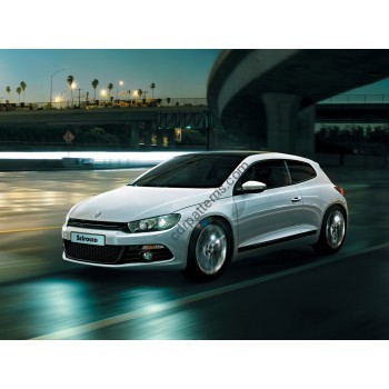 Volkswagen Scirocco hatchback 3 doors, 3rd generation, Mk3 (2008 - 11.2015) Front side glass pattern